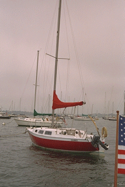 Image of Cal 24 T/4 at anchor